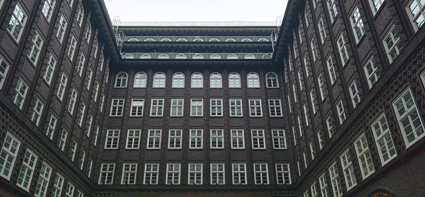 Hamburg Chilehaus Courtyard
