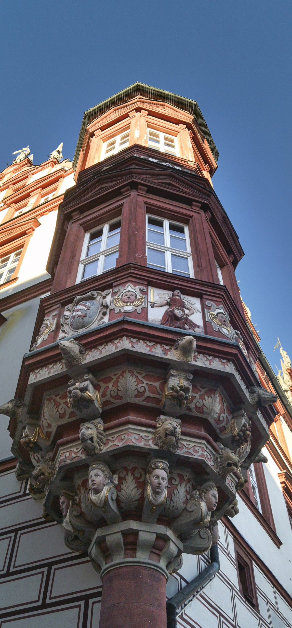 Coburg Detail of the Stadthaus