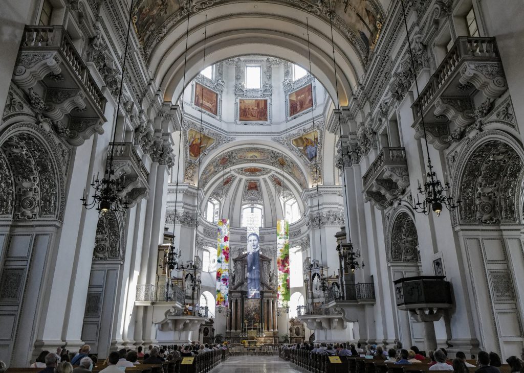 Inside Salzburg Cathedral