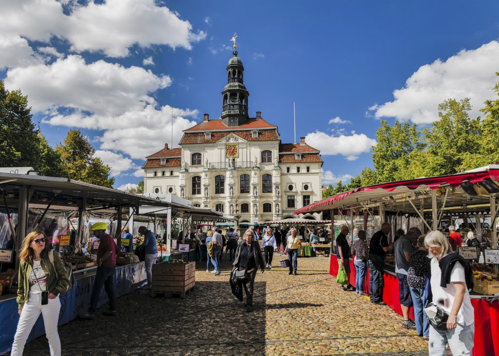 Lüneburg View from the Market tot he Town Hall