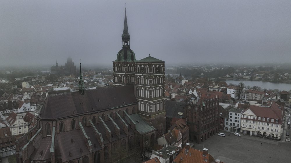 Stralsund Drone View