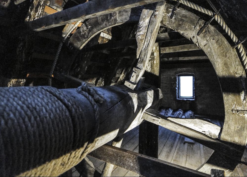 Stralsund Oldest House Elevator Drum