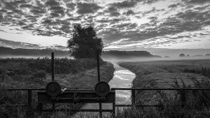 Barrage in Ficken at the morning