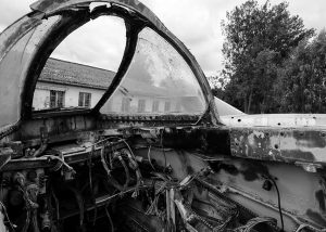 Lärz Air Museum cockpit MIG17