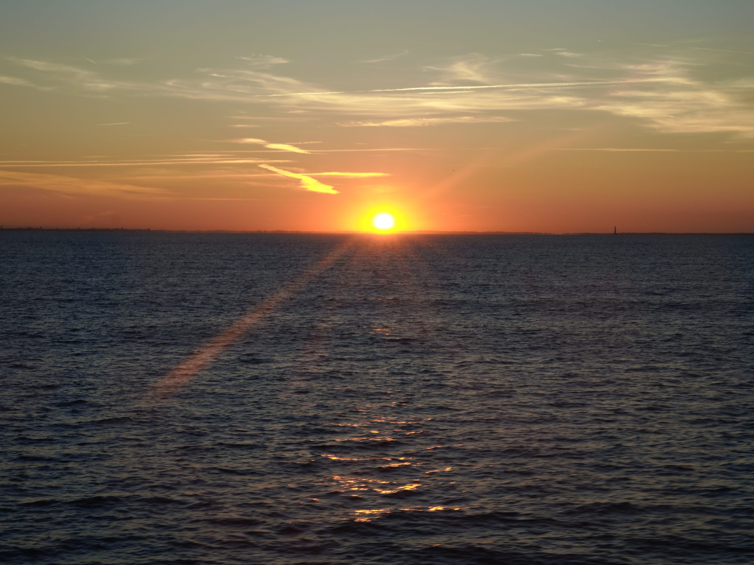 Sun Set over the Sea
