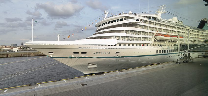 Arrival at the Ship