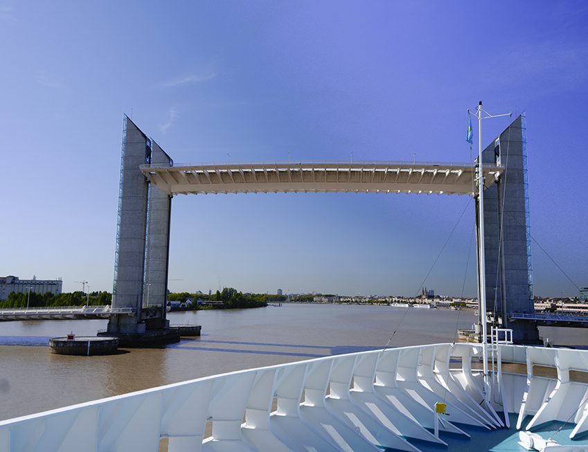 Near the Bridge Pont Jacques Chaban-Delmas