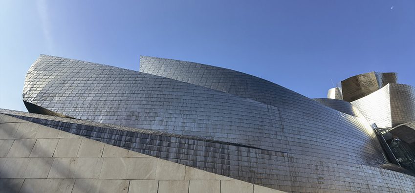 Bilbao Guggenheim Museum Titan Facade