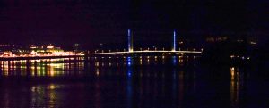 Bordeaux Pont Jacques Chaban del Mas by Night