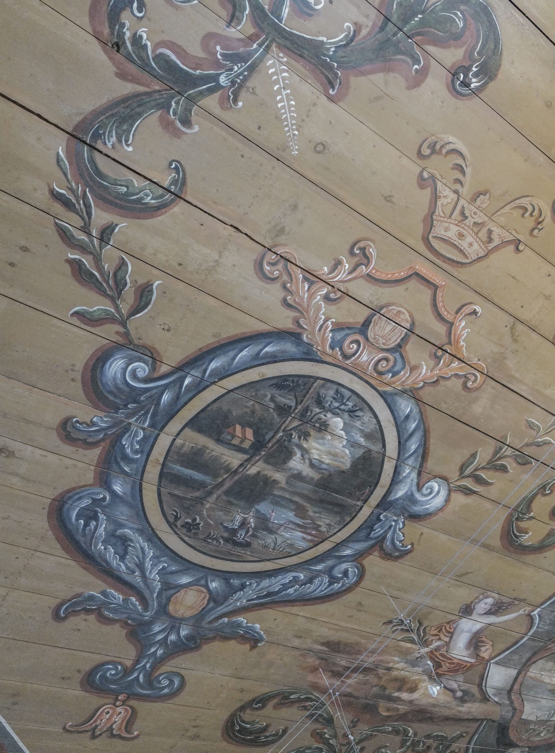 Baroque Ceiling Painting Ludorf Manor House I