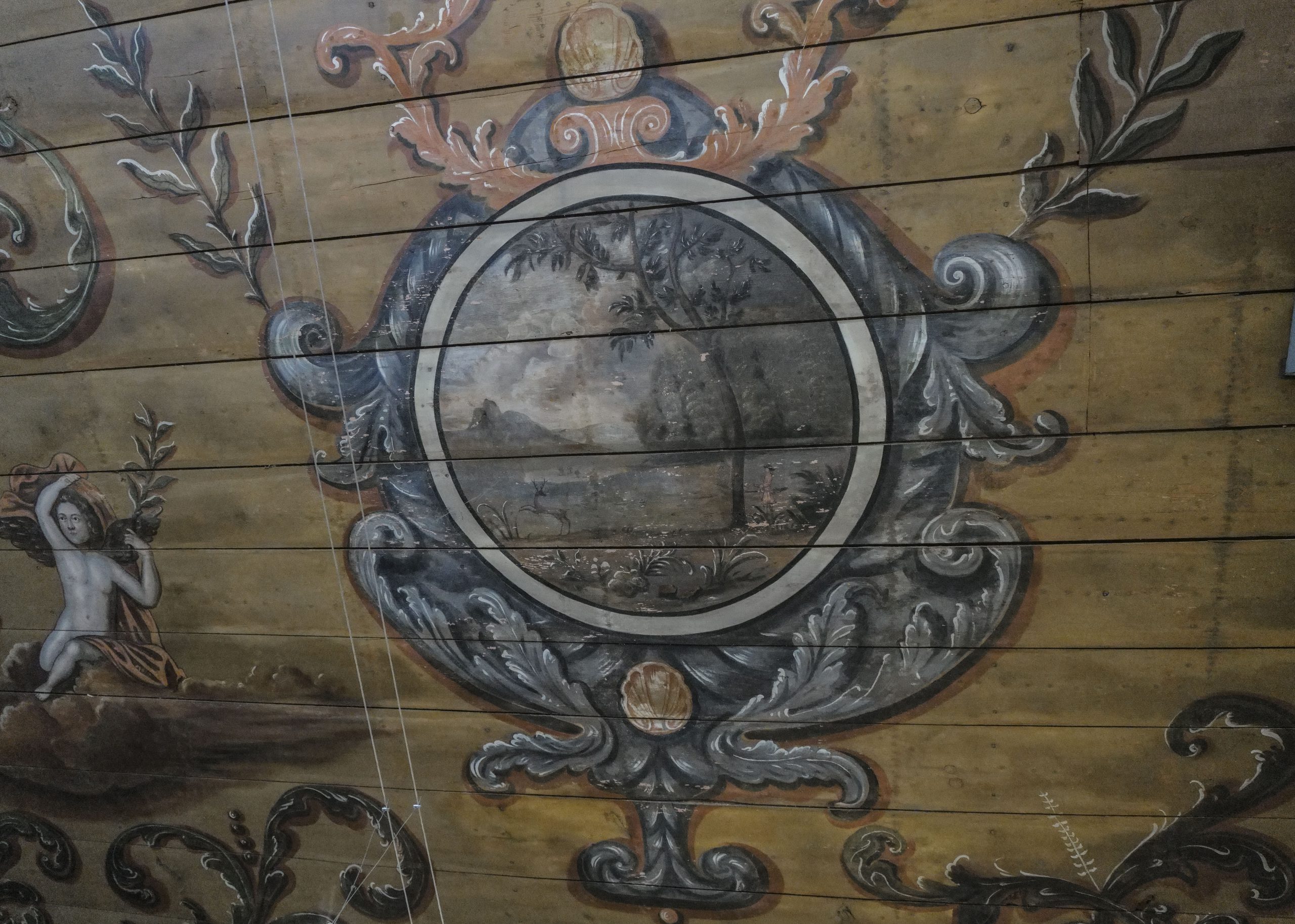 Baroque Ceiling Painting Ludorf Manor House III