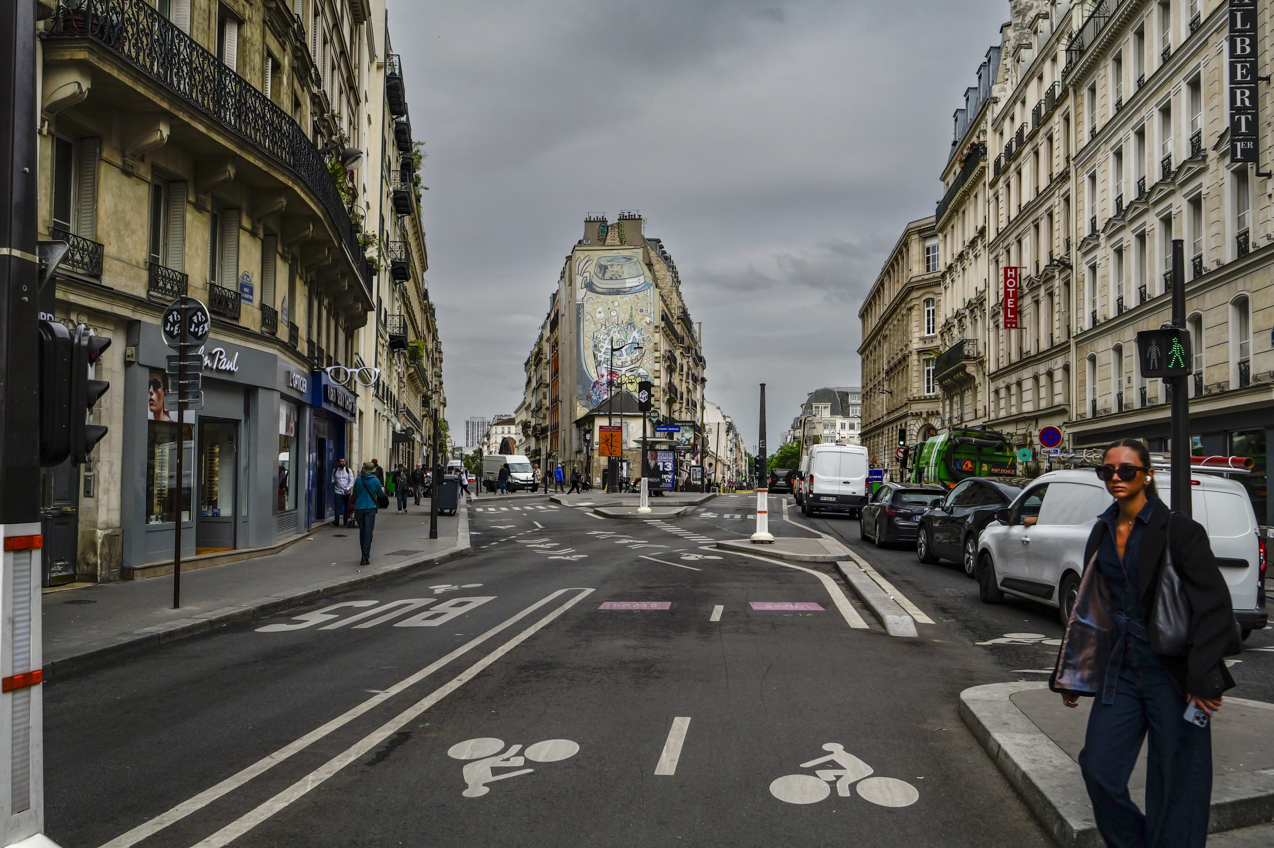 Paris near Gare du Nord